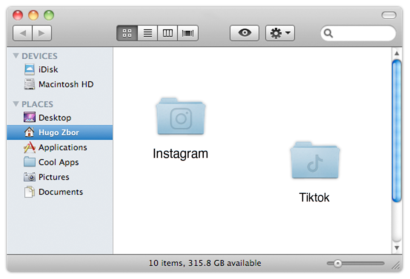 Finder Window